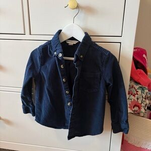 Rugged Butts Blue Corduroy Shirt 3T